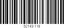 Código de barras (EAN, GTIN, SKU, ISBN): '52143-119'