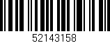 Código de barras (EAN, GTIN, SKU, ISBN): '52143158'