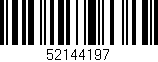 Código de barras (EAN, GTIN, SKU, ISBN): '52144197'