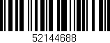 Código de barras (EAN, GTIN, SKU, ISBN): '52144688'