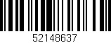 Código de barras (EAN, GTIN, SKU, ISBN): '52148637'