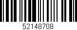 Código de barras (EAN, GTIN, SKU, ISBN): '52148708'