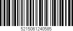 Código de barras (EAN, GTIN, SKU, ISBN): '5215061240585'