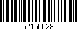 Código de barras (EAN, GTIN, SKU, ISBN): '52150628'