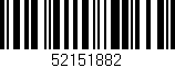 Código de barras (EAN, GTIN, SKU, ISBN): '52151882'