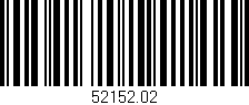 Código de barras (EAN, GTIN, SKU, ISBN): '52152.02'