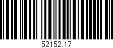 Código de barras (EAN, GTIN, SKU, ISBN): '52152.17'
