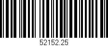 Código de barras (EAN, GTIN, SKU, ISBN): '52152.25'