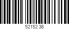 Código de barras (EAN, GTIN, SKU, ISBN): '52152.36'
