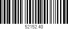 Código de barras (EAN, GTIN, SKU, ISBN): '52152.40'
