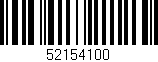 Código de barras (EAN, GTIN, SKU, ISBN): '52154100'