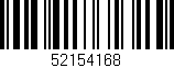 Código de barras (EAN, GTIN, SKU, ISBN): '52154168'