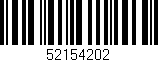 Código de barras (EAN, GTIN, SKU, ISBN): '52154202'