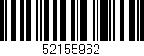 Código de barras (EAN, GTIN, SKU, ISBN): '52155962'