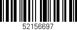 Código de barras (EAN, GTIN, SKU, ISBN): '52156697'