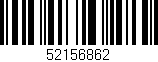 Código de barras (EAN, GTIN, SKU, ISBN): '52156862'