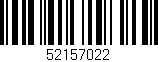 Código de barras (EAN, GTIN, SKU, ISBN): '52157022'