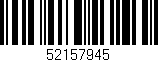 Código de barras (EAN, GTIN, SKU, ISBN): '52157945'
