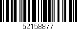 Código de barras (EAN, GTIN, SKU, ISBN): '52158877'