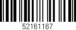 Código de barras (EAN, GTIN, SKU, ISBN): '52161167'