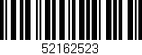 Código de barras (EAN, GTIN, SKU, ISBN): '52162523'