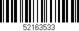 Código de barras (EAN, GTIN, SKU, ISBN): '52163533'