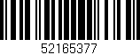 Código de barras (EAN, GTIN, SKU, ISBN): '52165377'