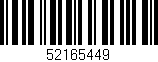 Código de barras (EAN, GTIN, SKU, ISBN): '52165449'