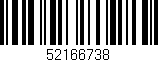 Código de barras (EAN, GTIN, SKU, ISBN): '52166738'
