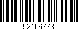 Código de barras (EAN, GTIN, SKU, ISBN): '52166773'