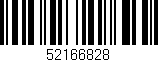 Código de barras (EAN, GTIN, SKU, ISBN): '52166828'