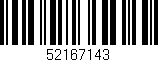 Código de barras (EAN, GTIN, SKU, ISBN): '52167143'