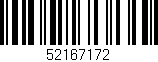 Código de barras (EAN, GTIN, SKU, ISBN): '52167172'