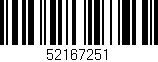 Código de barras (EAN, GTIN, SKU, ISBN): '52167251'