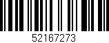 Código de barras (EAN, GTIN, SKU, ISBN): '52167273'