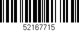 Código de barras (EAN, GTIN, SKU, ISBN): '52167715'