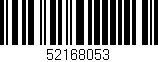 Código de barras (EAN, GTIN, SKU, ISBN): '52168053'