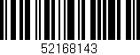 Código de barras (EAN, GTIN, SKU, ISBN): '52168143'