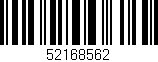 Código de barras (EAN, GTIN, SKU, ISBN): '52168562'