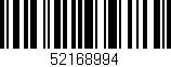 Código de barras (EAN, GTIN, SKU, ISBN): '52168994'