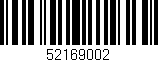Código de barras (EAN, GTIN, SKU, ISBN): '52169002'