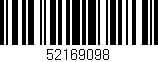 Código de barras (EAN, GTIN, SKU, ISBN): '52169098'