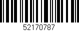 Código de barras (EAN, GTIN, SKU, ISBN): '52170787'