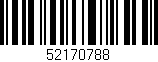 Código de barras (EAN, GTIN, SKU, ISBN): '52170788'