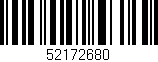 Código de barras (EAN, GTIN, SKU, ISBN): '52172680'