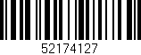 Código de barras (EAN, GTIN, SKU, ISBN): '52174127'