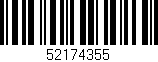 Código de barras (EAN, GTIN, SKU, ISBN): '52174355'