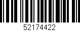 Código de barras (EAN, GTIN, SKU, ISBN): '52174422'