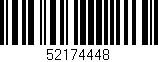 Código de barras (EAN, GTIN, SKU, ISBN): '52174448'