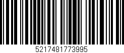Código de barras (EAN, GTIN, SKU, ISBN): '5217481773995'